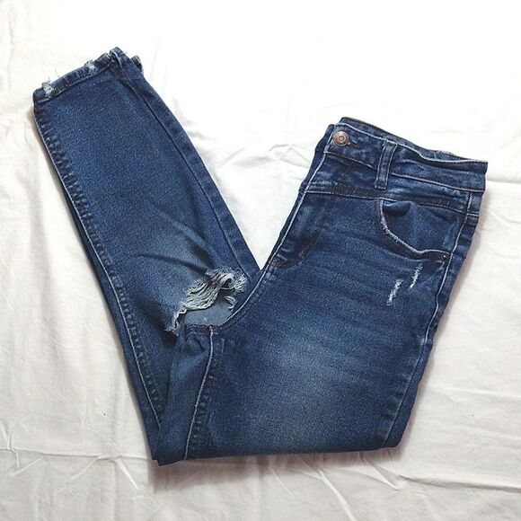 Vanilla Star Real Cheeky High Rise Ripped Distressed Jeans Size 29/ 9 - Picture 2 of 14